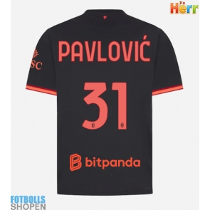 Billiga AC Milan Strahinja Pavlovic #31 Tredjeställ 2026-27 Kortärmad